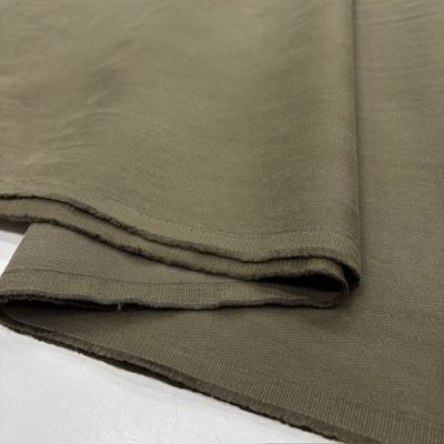 Askeri Yeşil Yumuşatılmış Denim Kanvas Kumaş SYT