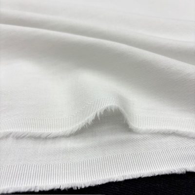 Beyaz Yumuşatılmış Denim Kanvas Kumaş SYT
