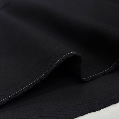 Siyah Yumuşatılmış Denim Kanvas Kumaş SYT