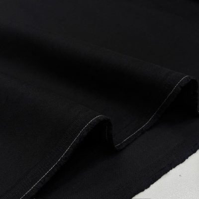 Siyah Yumuşatılmış Denim Kanvas Kumaş SYT