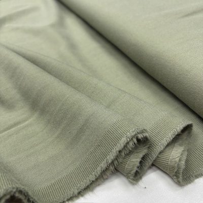 Soft Yesil Yumusatilmis-Denim Kanvas Kumas