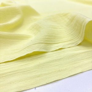 Saf Pamuk Limon Sarısı Şile Bezi Kumaş