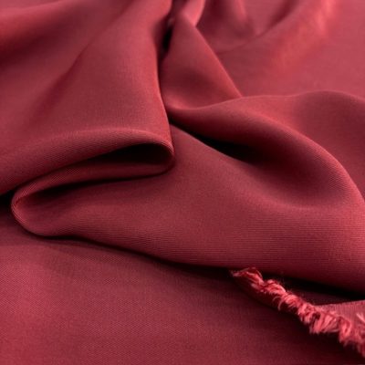 Bordo Akışkan Rayon Cupra Kumaş SYT