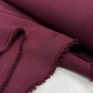 Double İtalyan Krep Kumaş Bordo