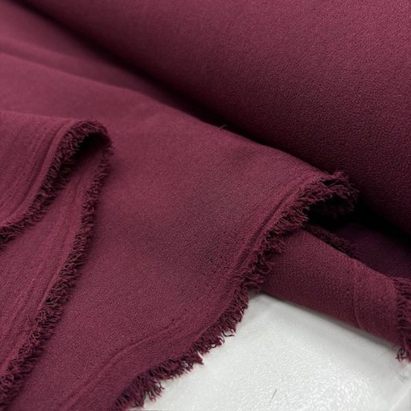 Double İtalyan Krep Kumaş Bordo