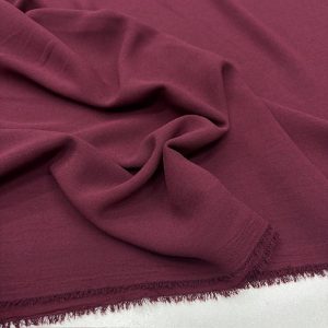 Double İtalyan Krep Kumaş Bordo