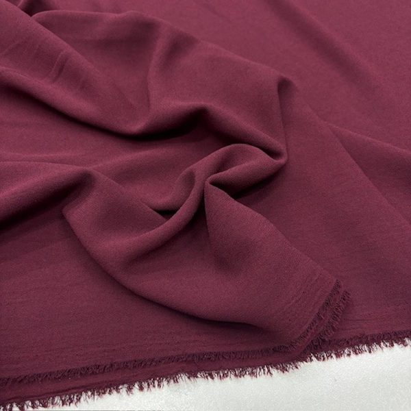 Double İtalyan Krep Kumaş Bordo