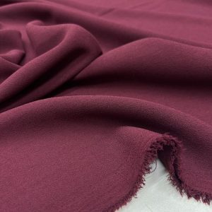 Double İtalyan Krep Kumaş Bordo
