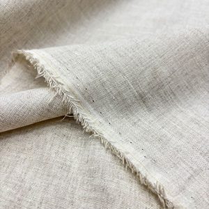 İtalyan Vintage Keten Kumaş Bej