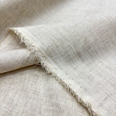 İtalyan Vintage Keten Kumaş Bej