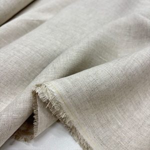 İtalyan Vintage Keten Kumaş Bej