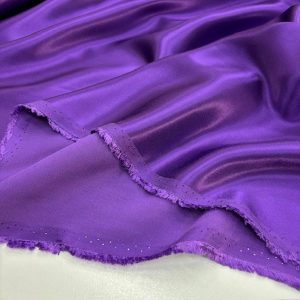 Mor Lüks Pamuklu Rayon Cupro Kumaş