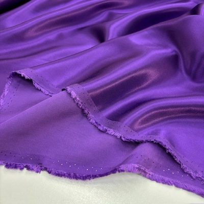 Mor Lüks Pamuklu Rayon Cupro Kumaş