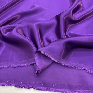 Mor Lüks Pamuklu Rayon Cupro Kumaş
