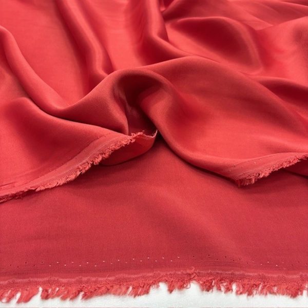 Nar Çiçeği Pamuklu Rayon Cupro Kumaş