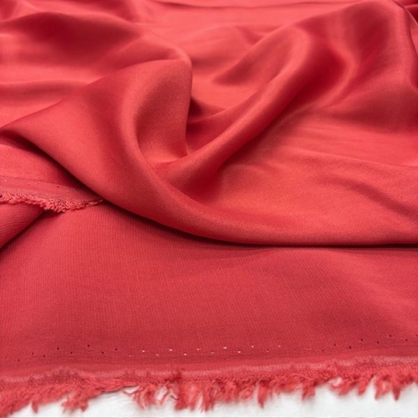 Nar Çiçeği Pamuklu Rayon Cupro Kumaş