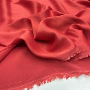 Nar Çiçeği Pamuklu Rayon Cupro Kumaş