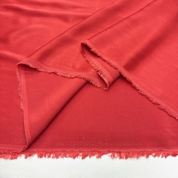 Nar Çiçeği Pamuklu Rayon Cupro Kumaş