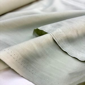 Pastel Soft Yeşil Saf Pamuk Vual Kumaş