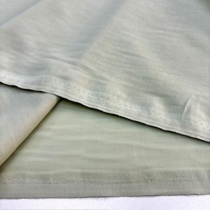 Pastel Soft Yeşil Saf Pamuk Vual Kumaş