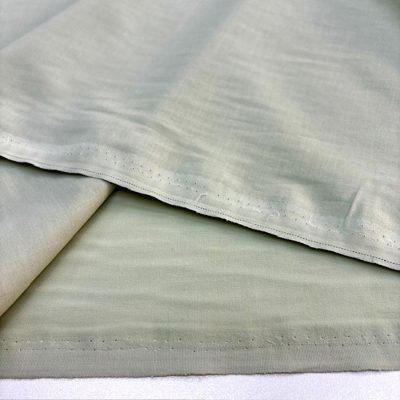 Pastel Soft Yeşil Saf Pamuk Vual Kumaş