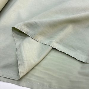 Pastel Soft Yeşil Saf Pamuk Vual Kumaş