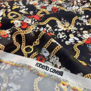 Roberto Cavalli Marka Krep Kumaş