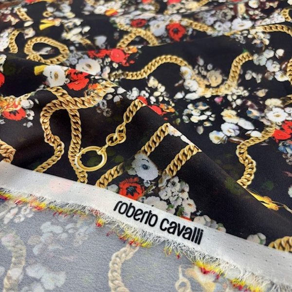 Roberto Cavalli Marka Krep Kumaş