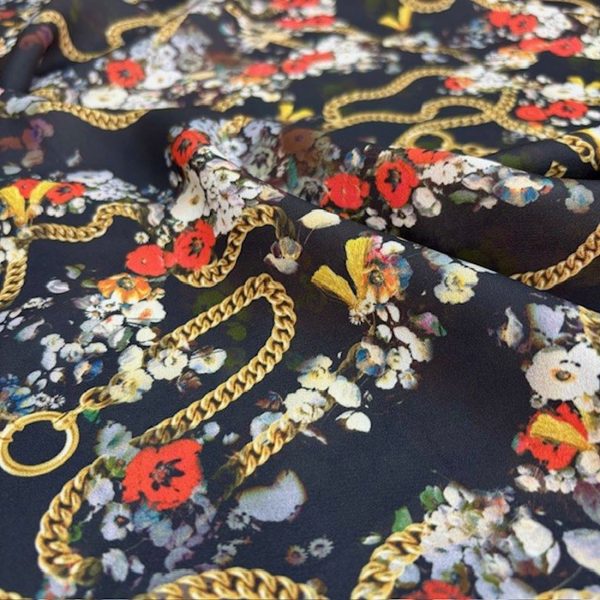 Roberto Cavalli Marka Krep Kumaş