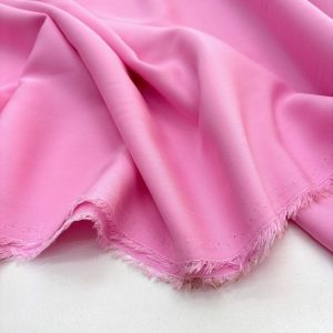Şeker Pembe Pamuklu Cupro Kumaş