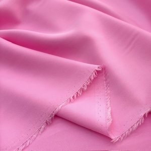 Şeker Pembe Pamuklu Cupro Kumaş