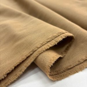 Soft Kahve Saf Pamuk Denim Kumaş YNS