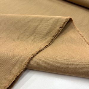 Soft Kahve Saf Pamuk Denim Kumaş YNS