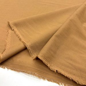 Soft Taba Kahve Saf Pamuk Vual Kumaş