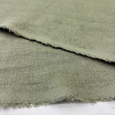 Soft Yeşil Natürel Keten Kumaş SYT