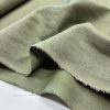 Soft Yeşil Natürel Keten Kumaş SYT