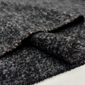 %100 Yün Buklet Tweed Kumaş YVZ