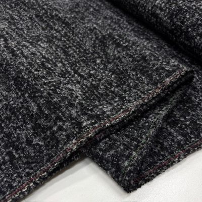 %100 Yün Buklet Tweed Kumaş YVZ