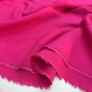 Fuşya Pembe Pamuk Viskon Kumaş