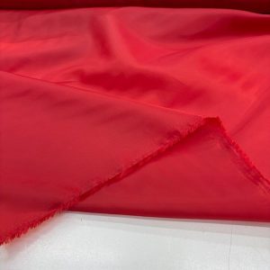 Kırmızı İpek Astar Kumaş