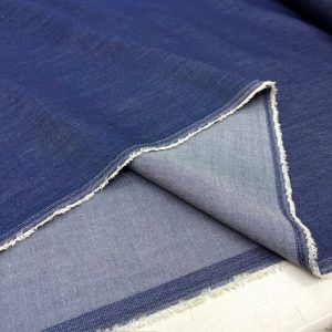 Mavi Pamuklu Lüks Tensel Kot Kumaş