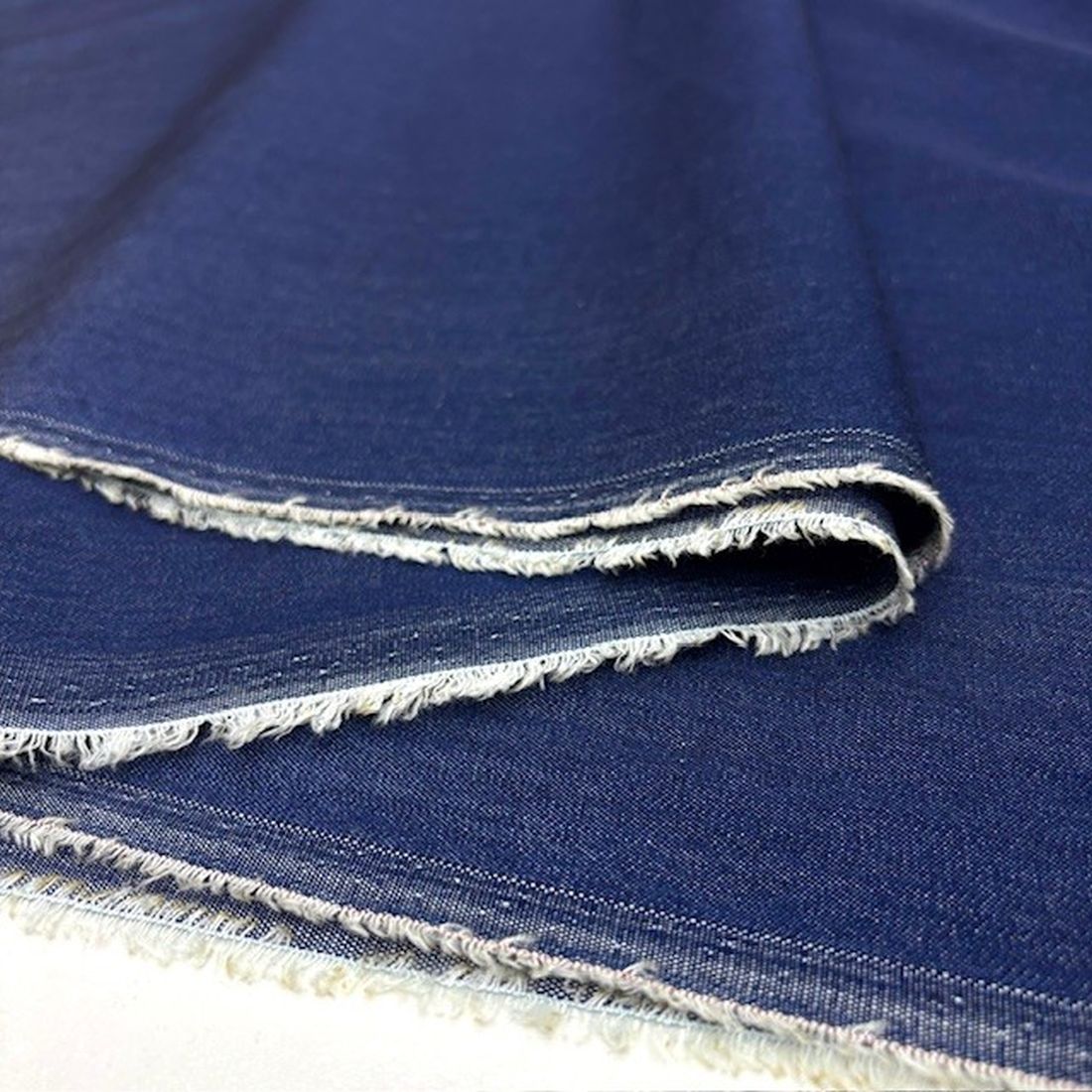 Mavi Pamuklu Lüks Tensel Kot Kumaş