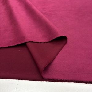 Scuba Süet Dalgıç Kumaş Bordo