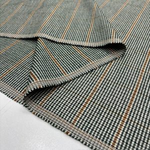 Vintage Lüks Flanel Kumaş Yeşil SRVT