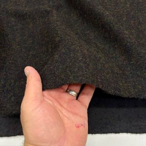 Yeşil Kahverengi %100 Yün Keçe Kumaş YVZ