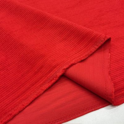 Zara Fitilli Koton Kadife Kumaş Açık Kırmızı YVZ