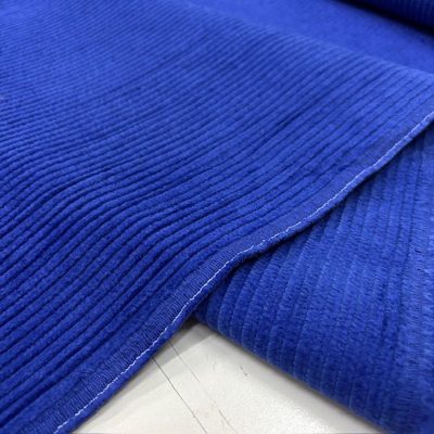 Zara Fitilli Koton Kadife Kumaş Saks Mavisi YVZ
