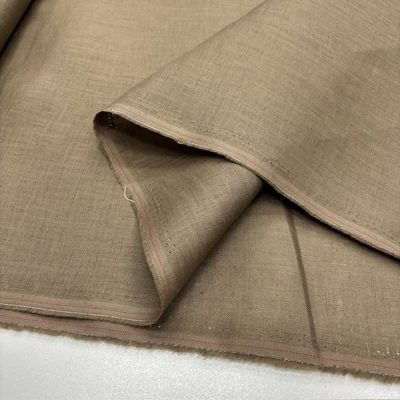 100% Keten Kumaş Soft Kahve SYT
