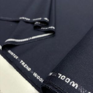 100% Yün Flanel Kumaş Lacivert BYR