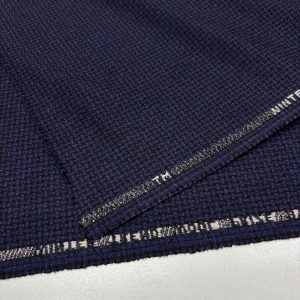 100% Yün Tüvit Kumaş Lacivert BYR